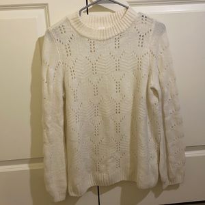 Gap Women’s Cream Knit Sweater Size Medium